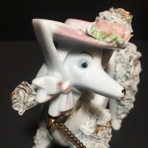 Vintage Mother and Baby Poodle Ceramic Noodle Figurines. - Picture 11 of 16